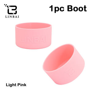 LINBAI Flask Straw Lid Cap Leakproof Replacement Cover and Silicone Boot Set Tumbler Accessories for Wide Mouth Water Bottles