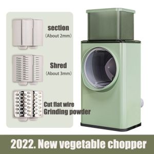 Manual Vegetable Slicer & Rotary Cheese Grater: A Versatile Kitchen Tool