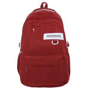 AE Large-capacity backpack for junior high and high school students simple casual school bag stylish campus fashion travel bag