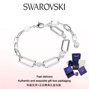 ♈Swarovski♈ Stylish Womens Jewelry The New S925 Sterling Silver Dextera bracelet with white diamond Valentines Day gifts birthday gifts Free genuine gift box