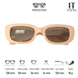 Y2K KIDS Sunglasses จากแบรนด์ Wonderkid แว่นกันแดดเด็ก (SUN96) แถมกล่องแว่นด้วย