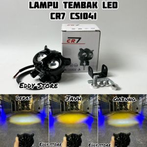 Lampu Tembak Led Laser OWL jauh dekat putih kuning + Devil jamin terang 20watt 4 mode