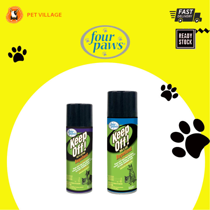 FOUR PAWS Keep Off Repellent Cat & Kitten/Dog & Cat For Indoor & Outdoor 170g/284g Lazada