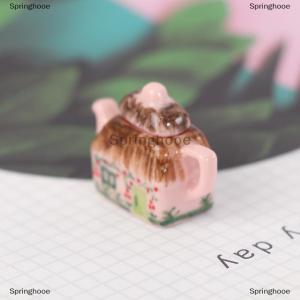 [COD] Springhooe กาต้มน้ำถ้วยถ้วยน่ารักบนโต๊ะอาหาร1/12 Miniature dollhouse KITCHEN Toy