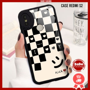 Case Xiaomi Redmi S2 Terbaru Motif Kotak Lucu Casing Hp Murah Terlaris Kesing lucu softcase Babe casing
