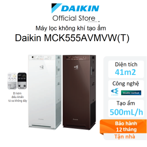 Máy lọc không khí tạo ẩm Daikin MCK555AVMV - Hàng chính hãng