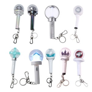 Lightweight Sturdy LED Keychain Delicate Support Stick LED Keychain Light For Fans At Concerts And Sports Event