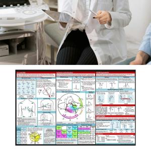 Hai mặt ekg Hướng Dẫn Giải thích hướng dẫn điện tâm đồ thẻ tham chiếu cho nhân viên y tế sinh viên y tá