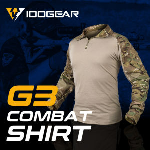 IDOGEARชุดพร้อมลุยฤดูหนาวเสื้อแจ็คเกตทรงทหารกันลม/กันหนาวต่อสู้Gen3เสื้อยืดCamoมัลติCP 3101