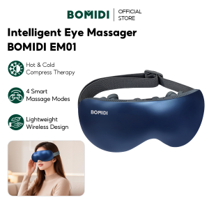 BOMIDI Smart Eye Massager EM01 Portable 2-in-1 Hot & Cold Compress Eye Massager Relief of Tired Eyes Enjoy Eye Spa Melegakan Mata yang Letih Nikmati Spa Mata