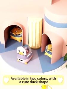 Cartoon Toilet Seat Potty Kids Potty Trainer Seat With Backrest and Anti-slip PVC/Hard
