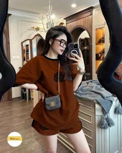 Đồ Bộ Thời Trang Form Rộng Chất Cotton Phối Lạnh In 3D Mềm Mịn Mát Thấm Hút Mồ Hôi Của Nhà Phong Cách Sài Gòn