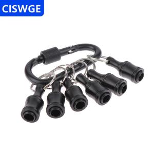 [COD] CISWGE AUTOPARTS 6 cái bộ Bit Chủ 1 4 Inch Hex Tuốc Nơ Vít Bit Chủ Mở Rộng Thanh Keychain Adapter Khoan Bits Thay Đổi Vít Bit Chủ