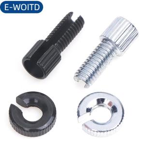 E-WOITD 2pcs M8 phổ ly hợp phanh Cáp điều chỉnh 8mm Vít hạt cho xe đạp xe đạp ATV xe máy