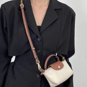 FE Small Longchamps Bag  Dumpling Bag Hand Bag Womens Bag Handbag  Phone Bag Nylon Perforated with Shoulder Strap