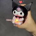 Sanrio I Love You Sounding Doll Better Than Heart Kuromi Doll Cute Luminous Couple Toy Valentine's Day Gift. 
