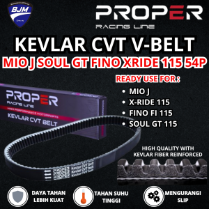 VANBELT VBELT KEVLAR PROPER RACING LINE MIO J GT FINO FI SOUL GT XRIDE X-RIDE 115 54P BELT FANBELT VAN BELT RACING PROPER