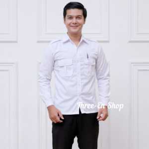 Kemeja Putih Pria SATPAM