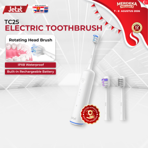 Jetzt Care TC25 Sikat Gigi Elektrik Anti AIr Smart Cleaning Waterproof Toothbrush Electric IPX7