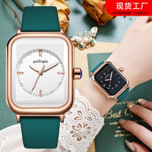 Jam Tangan Wanita Kekinian Analog Dial Kotak Bercahaya Dengan Strap Rubber Import Jam Tangan Wanita Tali Karet Rubber  - Jam Tangan Cewek Karet Terlaris - Jam Cewek Terbaru - Jam Terlaris - Jam Wanita Paling Di Cari - Jam Terbaru 2022