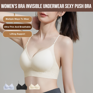 not easy to fall off bra Backless Underwear Enhancement of shaping Ultrathin and breathable Fixed Cup Multiple ways to wear Big Backless Gathering Underwear