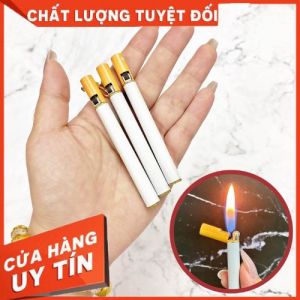 HỘP QUẸT _BẬT LỬA HÌNH ĐIẾU THUỐC LÁ NHỎ GỌN ĐỘC LẠ (GAS ĐÁ RÃNH TAY) - (XÀI GAS)