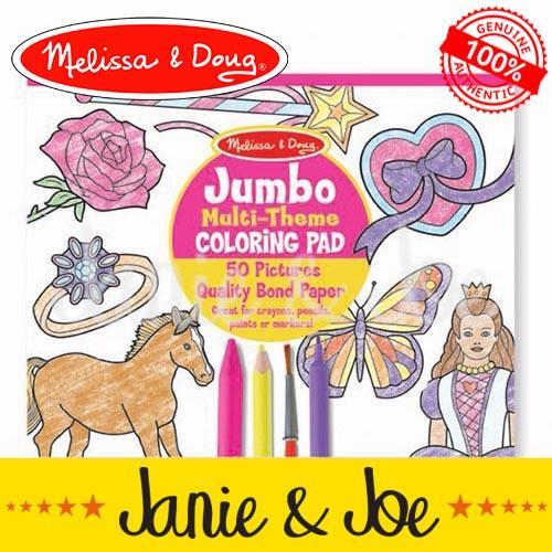 Melissa and doug jumbo coloring pad online