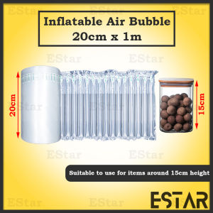 1m Inflatable Bubble Wrap Inflatable Air Packaging Air Bubble Plastic Wrap Packaging Wrap Air Wrap 气柱袋 气柱卷 AB01