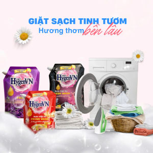 (HÀNG VIỆT) Nước Giặt Xả Vải HYGENVN Thơm Lâu Loại 2 lít