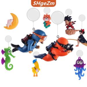 [COD] SHgeZm Aquarium trang trí nội thất phụ kiện thú vị nổi trang trí Float bức tượng nhỏ cảnh quan trang trí bể cá trang trí mini Aquarium phụ kiện