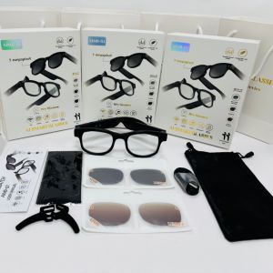 2025 Xiaomi Style Smart Glasses 500W HD Camera with Built-in AI Dialogue Translation Simultaneous Translation Replaceable Lenses Wireless Bluetooth Sunglasses Hands-free Calling Sunglasses for Men and Women