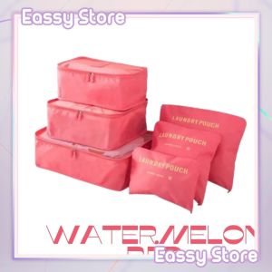 6 in 1 Travel Luggage Storage Bag Multi Size Laundry Essential Bag Packing Clothes Organizer Portable Cloth Bag Pouch