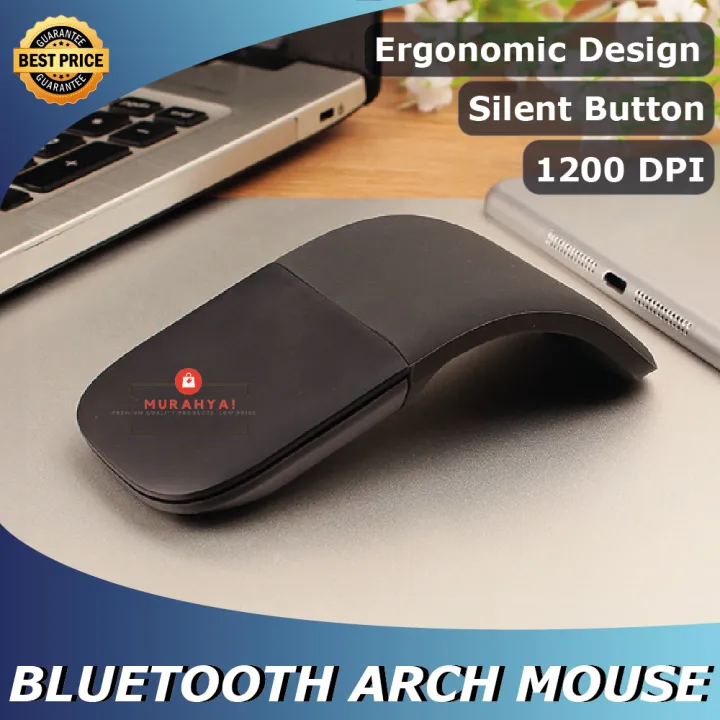 Mouse Wireless Foldable Arc Bluetooth 4.0 Mouse for microsoft surface pro Folding Bluetooth Touch Tetikus Wayarles Lipat