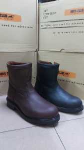 (ORIGINAL) MENS CLUB COW LEATHER STEEL TOE SAFETY BOOT