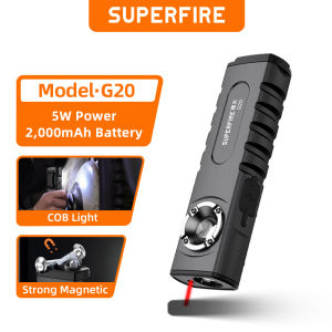 SUPERFIRE Torchlight G20 Rechargeable With Magnet Working Light Multifunctional emergency light Camping Fishing Aluminum alloy Lantern