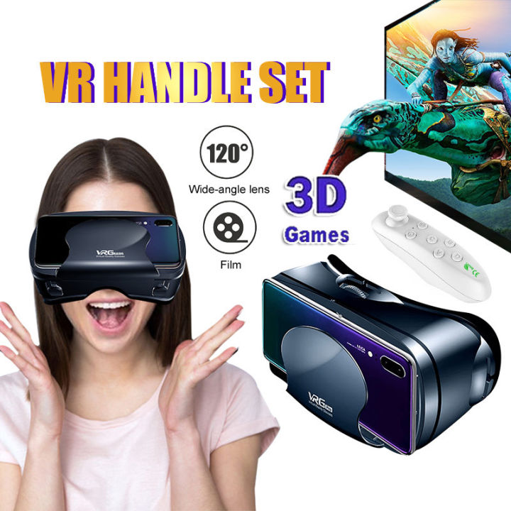 3D Movies/Games VR Box Immersive Virtual Reality glasses Built-in