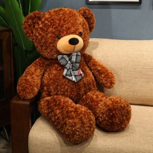 JOJO CASTLE Giant Size Teddy Bear Doll 80/110/130/160cm Bear Plush Toy Children Sleeping Pillow Animal Girl Kids Birthday Gift for Girlfriiend 毕业玩偶