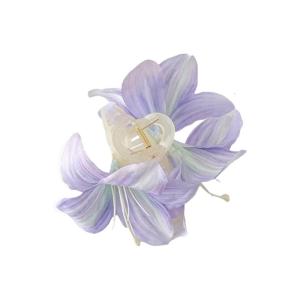 Decorative Elegant Flower Hair Clip for Women Chinese Style Floral Hair Claw Unique Hair Accessory For Daily Use