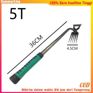 Mini Alat Pencabut Rumput Liar Di Halaman Rumah/Alat Pencabut Rumput Sampai Akar/30cm Weeding Garu Harrow Sekop Berkebun Empat Garpu