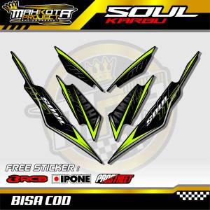 Striping Variasi Yamaha MIO SOUL Karbu / Sticker List Variasi Motor Yamaha MIO SOUL Karbu