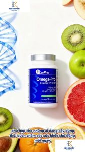 CanPrev Omega-Pro Essential HP 40/20 Omega-3 Dầu Cá Biển Sâu 1000mg 400mg EPA + 200mg DHA - Hỗ trợ chức năng não bộ - DHA góp phần duy trì chức năng não bình thường. - Phù hợp cho người cần bổ sung Omega-3 trong chế độ dinh dưỡng.