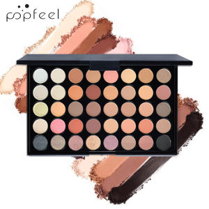 40 Color Eyeshadow Palette Matte Shimmer Makeup Pallet Highly Pigmented Colorful Powder Smoky Amethyst Long Lasting Waterproof