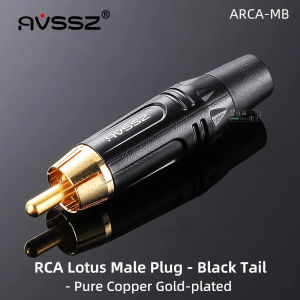 AVSSZ RCA Cable Connectors Phono Welding Male Plug for DIY DVD VCD Speaker Amplifier Mixing Consoles Audio Video Signal Cables