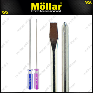 [PAKET] BLITZ 2 Set Obeng Radio Plus Minus 6 Inch X 3 Mm Panjang 15 Cm