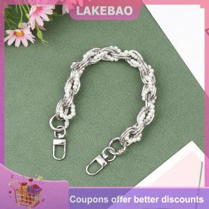 【LAKEBAO】 Thanh Lịch Ngọc Trai Mở Rộng Chuỗi Thay Thế Dây Đeo Có Thể Tháo Rời Mở Rộng Chuỗi Cho Phụ Nữ Túi Xách Trang Trí Túi Phụ Kiện