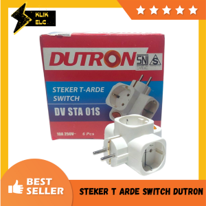 STEKER T ARDE SWITCH DUTRON / T ARDE SAKLAR / COLOKAN CABANG 3 MULTI FUNGSI