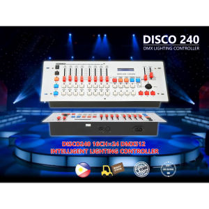 DMX 240 LIGHTING CONTROLLER DISCO Stage light DMX Signal Console For XLR-3 Led Par Moving Head DJ Light Stage
