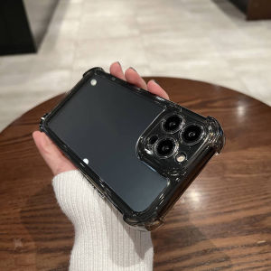 Ốp Điện Thoại TPU Mềm Trong Suốt Chống Sốc Nút Bấm Độc Đáo Cho IPhone 14 13 12 11 Pro Max XS Max X XR 7 + 8 6 6S Plus Sự Bảo Vệ