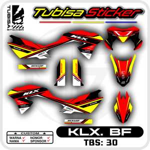 Sticker Striping Kawasaki KLX BF G SE - Stiker Striping Variasi KLX BF G SE. TBS.SF.30