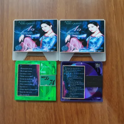 [MDCD] Bộ 2 Đĩa MD Như Quỳnh Áo Hoa - Đĩa MD Mini Disc Nhạc Vàng